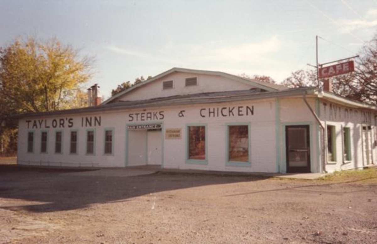 Taylor's In in Poteau, often frequented by Bob Wills and the Texas Playboys, Glenn Miller, and Count Basie