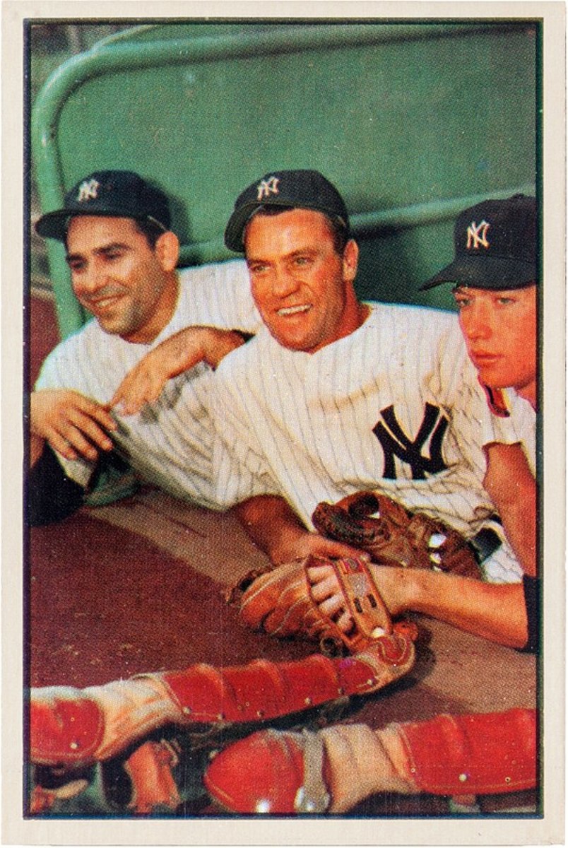 Yogi Berra, Hank Bauer, and Mickey Mantle Yogi Berra, Hank Bauer, and Mickey Mantle