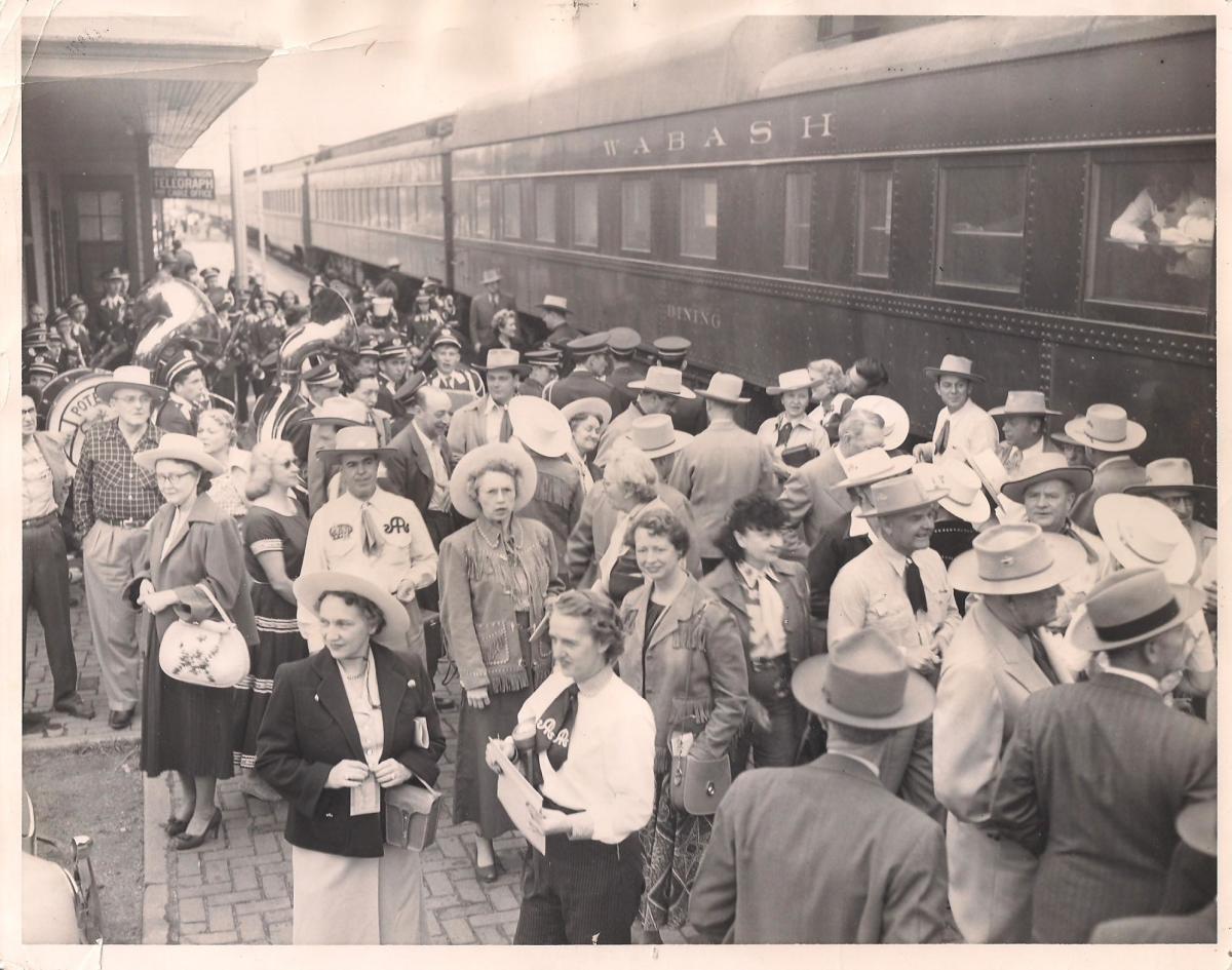 The KCS Depot and cars during the Great War The KCS Depot and cars during the Great War