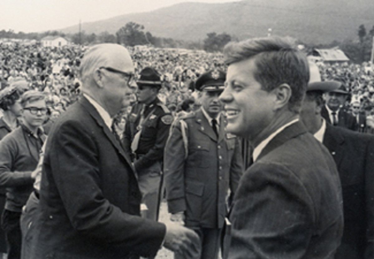 John F. Kennedy and Senator Kerr John F. Kennedy and Senator Kerr