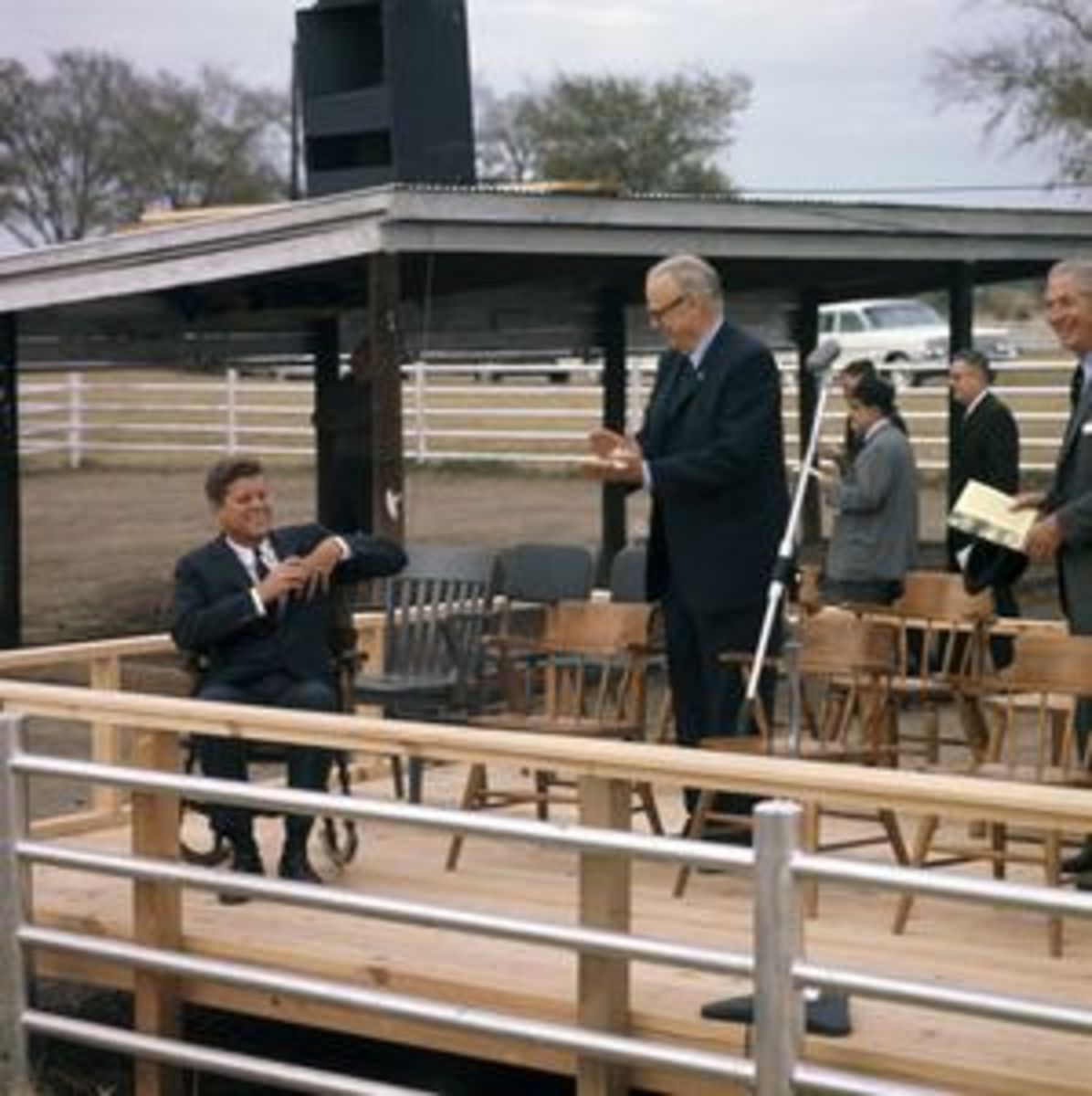 President Kennedy at the Kerr Ranch President Kennedy at the Kerr Ranch