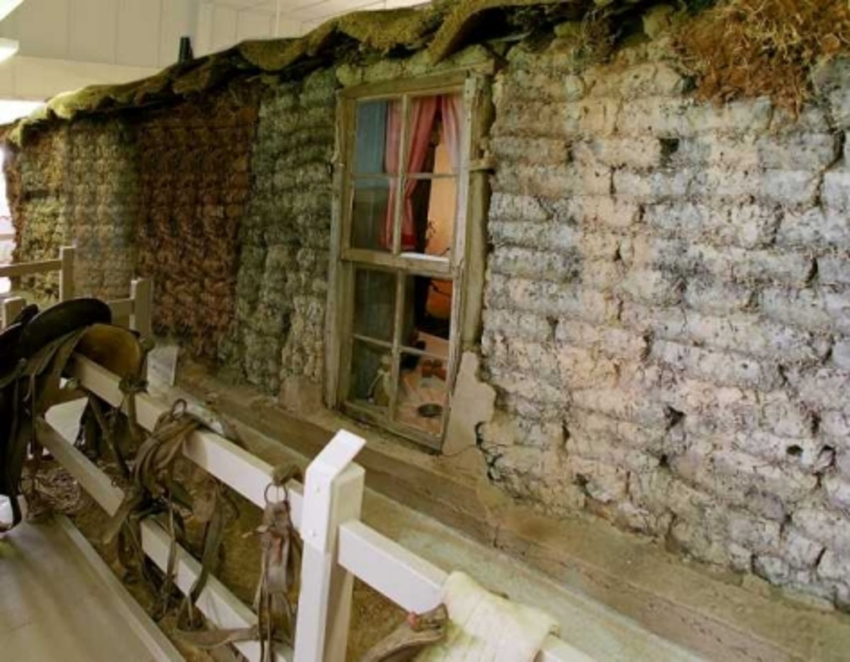 Construction typical of sod homes during this time.