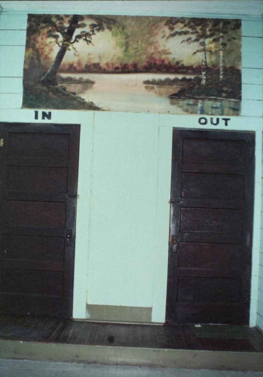 Taylors Inn Mural above the In and Out doors at Taylor's Inn Taylors Inn Mural above the In and Out doors at Taylor's Inn