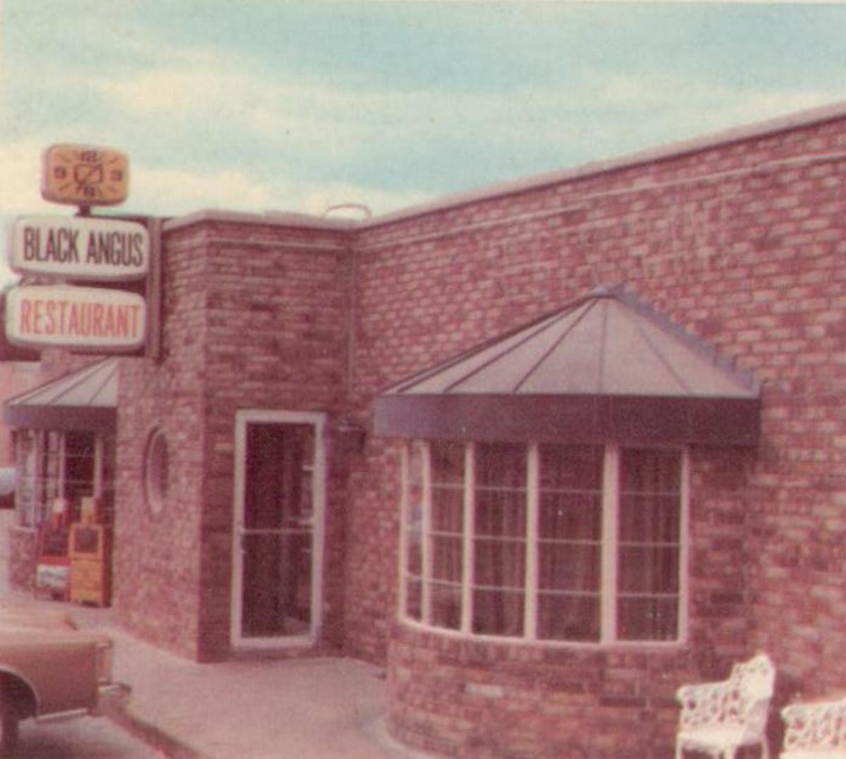 Black Angus Poteau OK circa 1950s