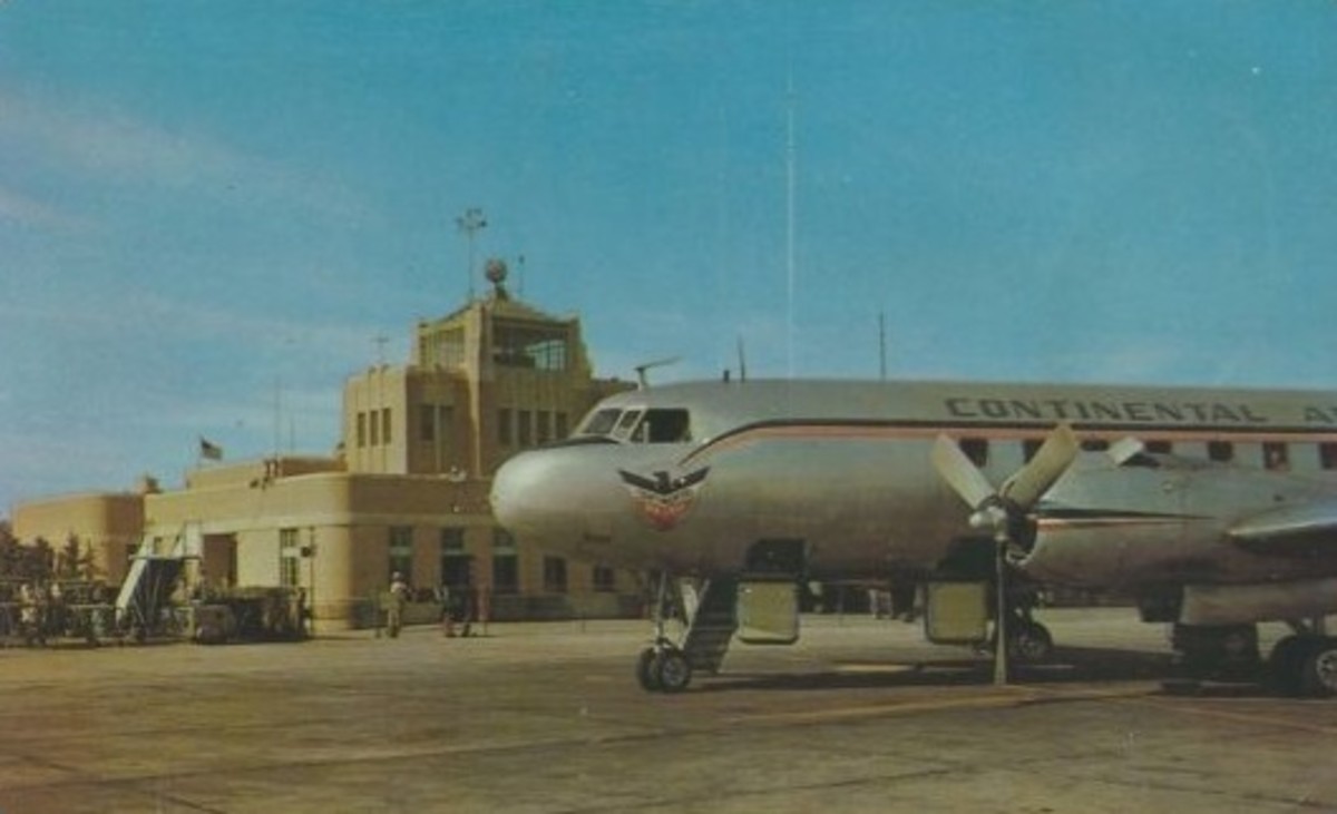 Tulsa Airport Postcard, Date Unknown