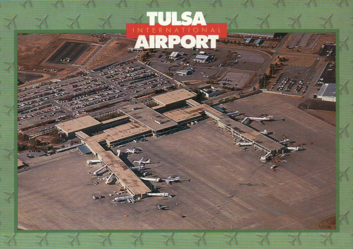 Tulsa Airport Postcard, Date Unknown
