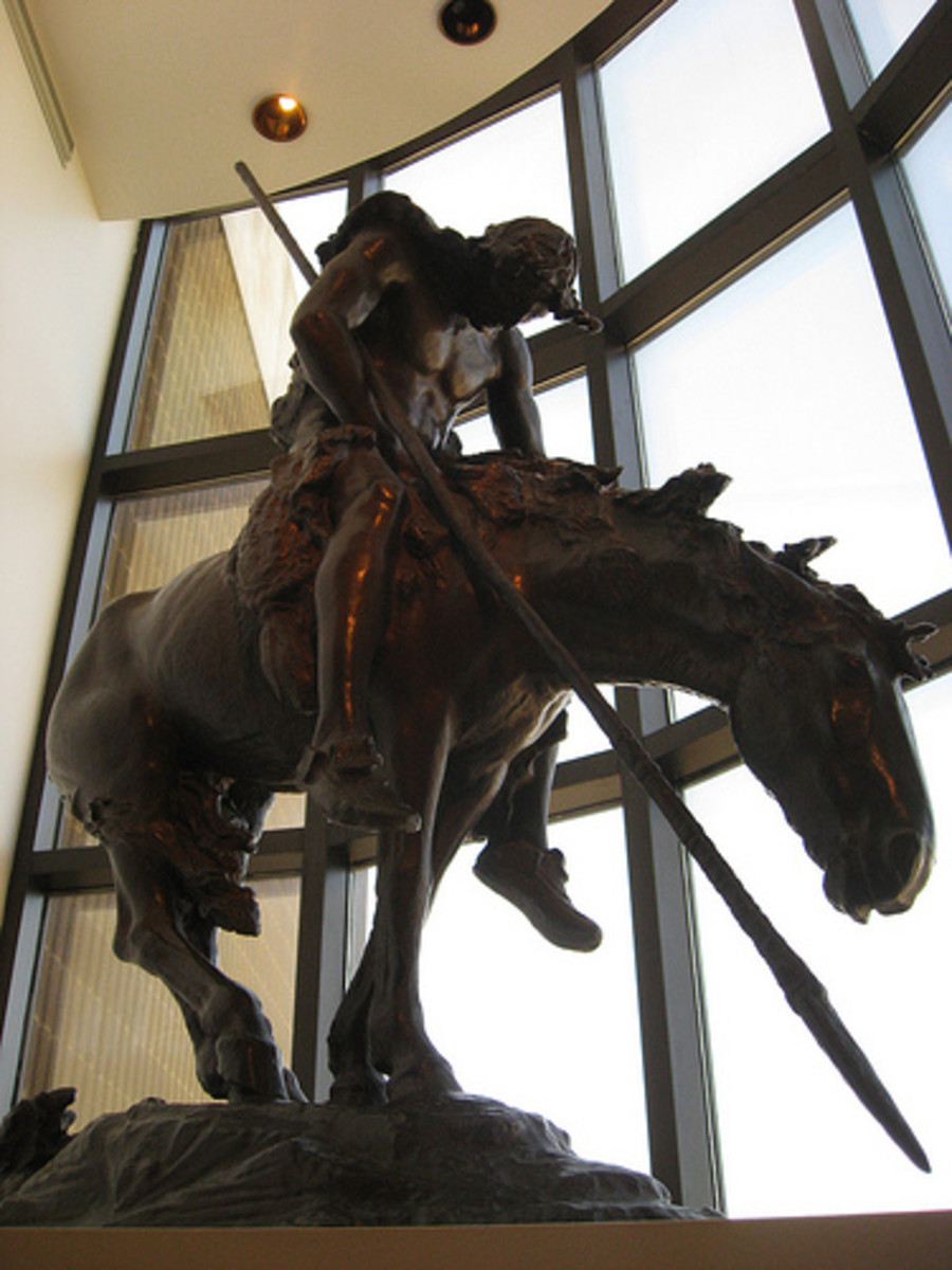 Tulsa Attractions: "The Indian", Frederic Remington Tulsa Attractions: "The Indian", Frederic Remington