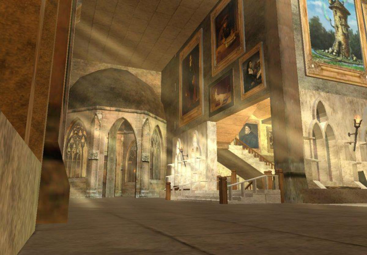 Some of the various Virtual Reality places in Active Worlds