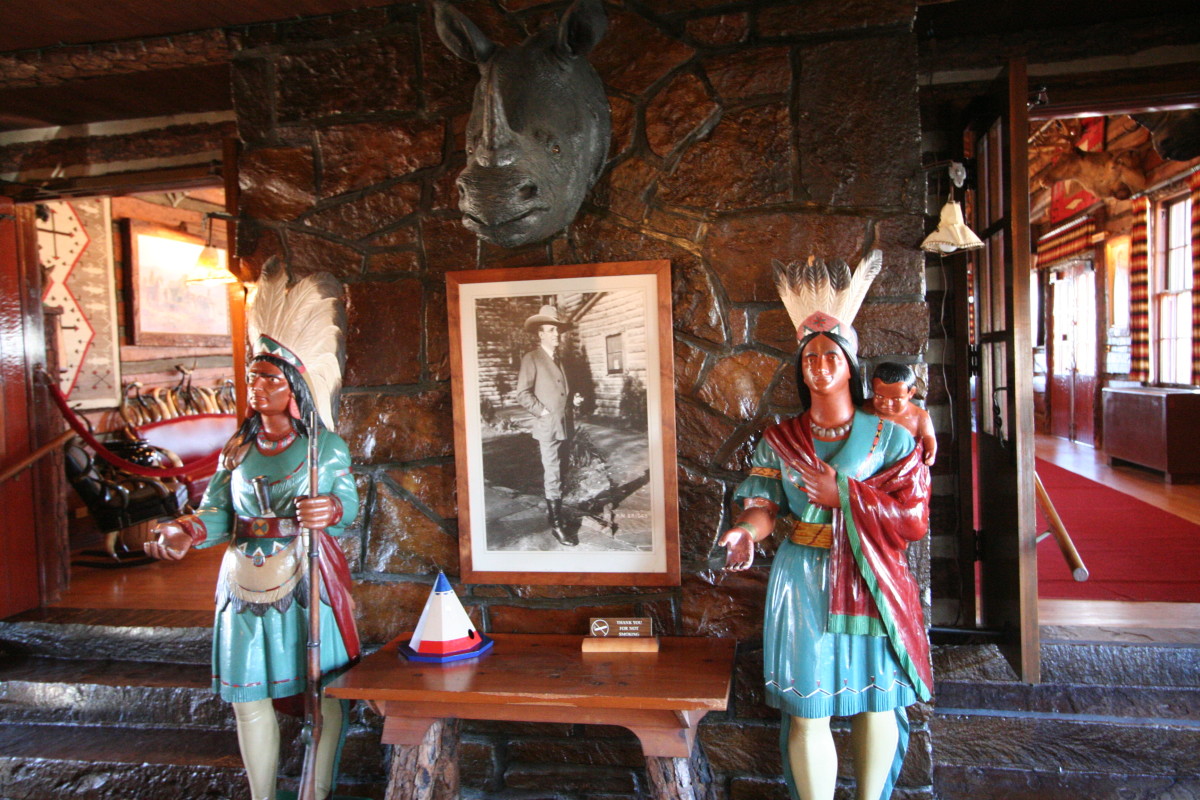 A View inside the Woolaroc Ranch