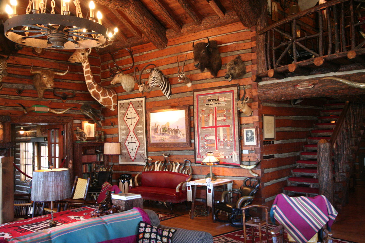 A View inside the Woolaroc Ranch