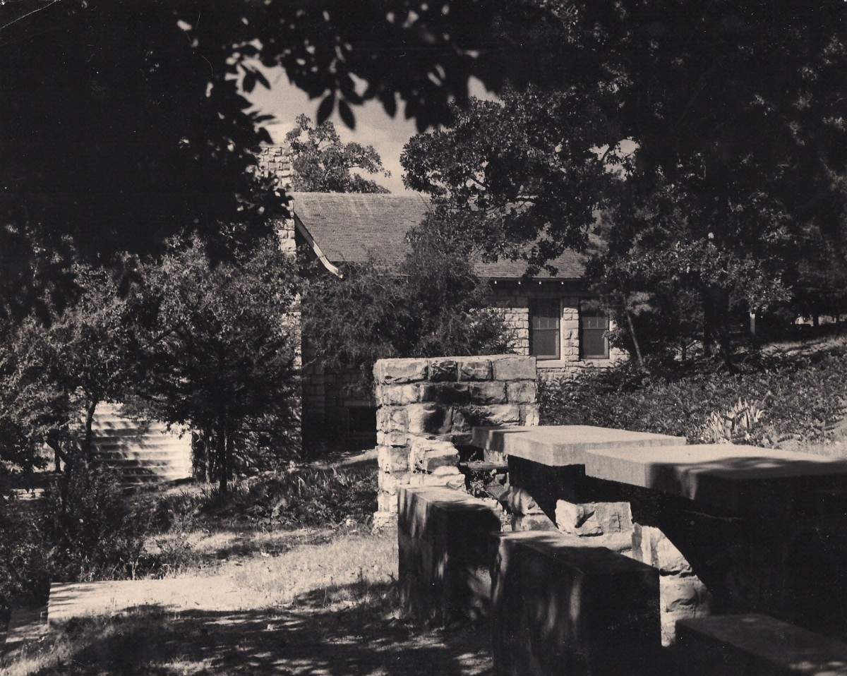 The WPA community center as it appeared in the early 1960's