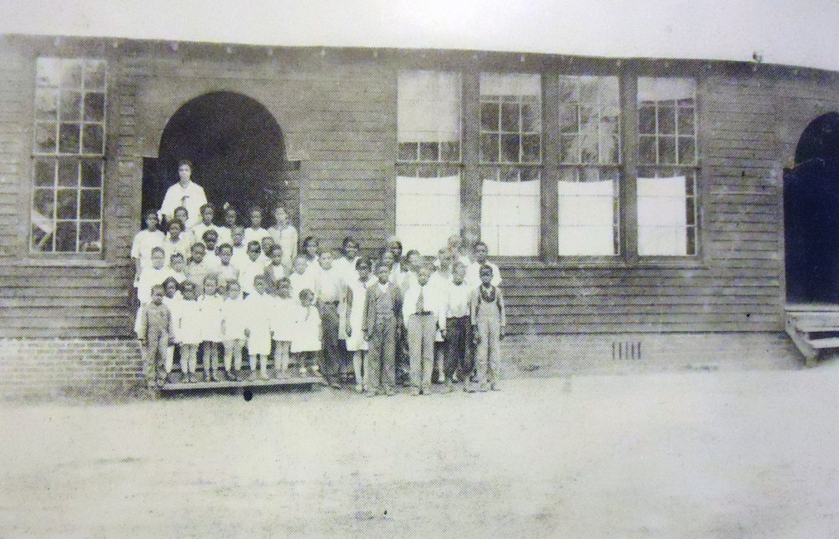 The first all black school in Poteau