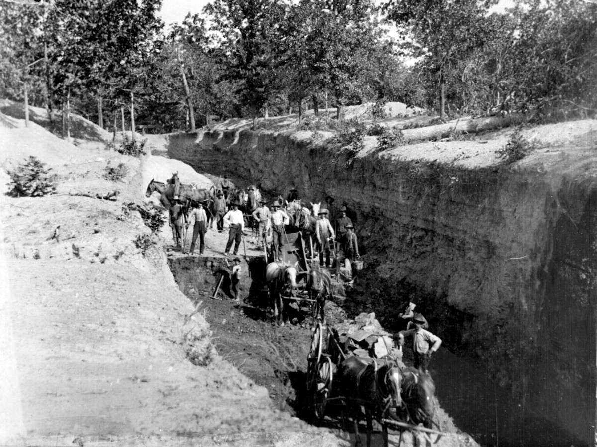 Coal Mining near Hartshorne, Oklahoma